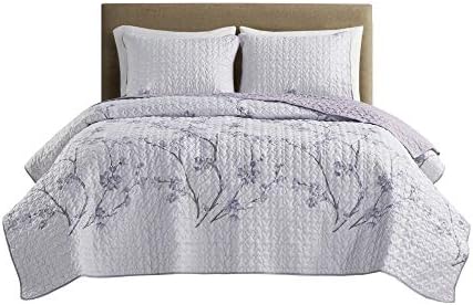 Amazon.com: Comfort Spaces Reversible Quilt Set-Vermicelli Stitching Design All Season, Lightweight,