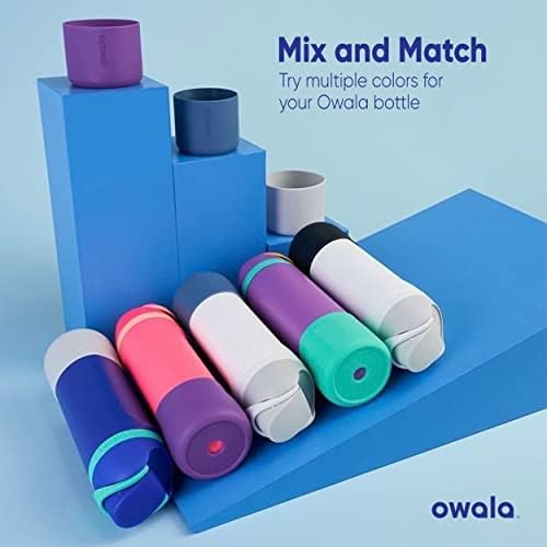 Owala Silicone Water Bottle Boot, Anti-Slip Protective Sleeve Cover for 32-oz FreeSip, Twist, and Fl