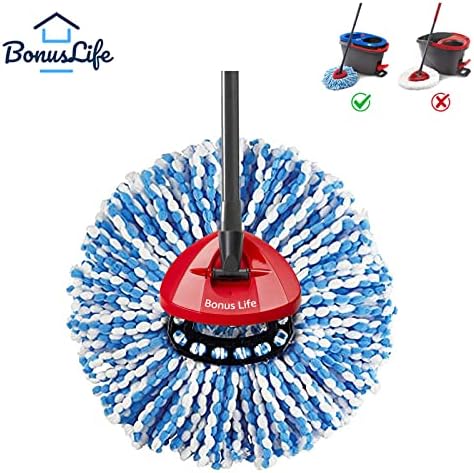 Amazon.com: 6 Pack Mop Head for Ocedar EasyWring RinseClean Spin Mop Refill 2 Tank System Only New V