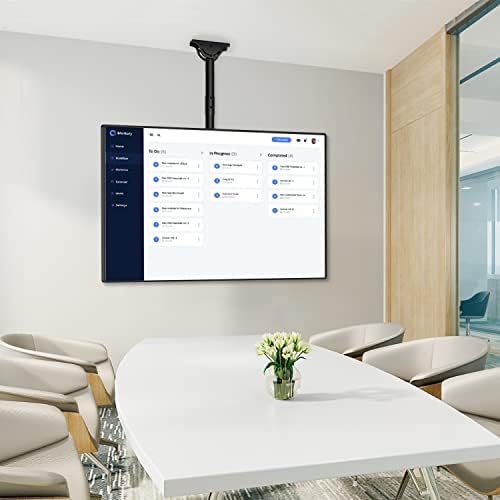 Amazon.com: WALI TV Ceiling Mount Adjustable Bracket Fits Most LED, LCD, OLED and Plasma Flat Screen