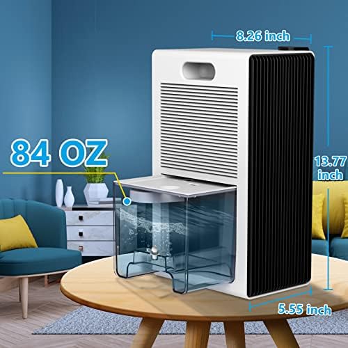 Amazon.com: NineSky Dehumidifier for Home, 95 OZ Water Tank, (800 sq.ft) Dehumidifiers for Bathroom,