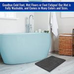 Amazon.com: Soft Plush Chenille Bathroom Rug, Absorbent Microfiber Bath Mat, Machine Washable, Non-S