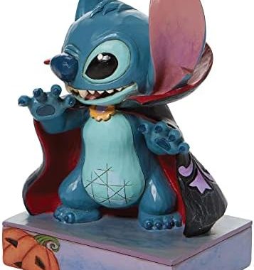 Amazon.com: Enesco Jim Shore Disney Traditions Halloween Lilo and Stitch Vampire Figurine, 6.375 Inc
