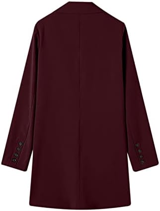 Amazon.com: Wool Trench Coats for Women Notch Collar Pea Coats Plus Size Long Jackets Winter Warm Ou
