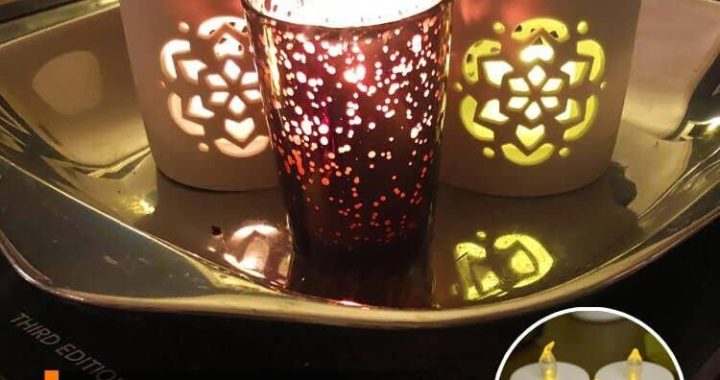 Homemory LED Tea Lights Candles Battery Operated, Lasts 3X Longer Flameless Votive Candles, Flickeri