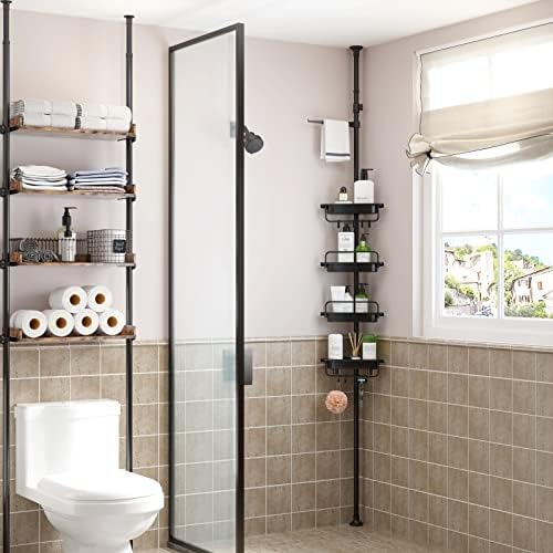 ALLZONE Rustproof Shower Caddy Corner for Bathroom,Bathtub Storage Organizer for Shampoo Accessories