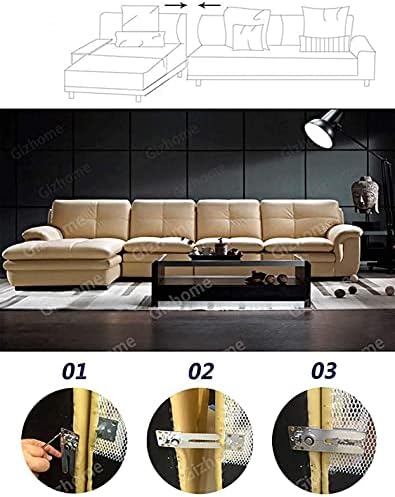 Amazon.com: HOWDIA 2 Pack Sectional Couch Connector Screws : Home & Kitchen
