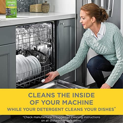 Amazon.com: Affresh Dishwasher Cleaner, Helps Remove Limescale and Odor-Causing Residue, 6 Tablets :