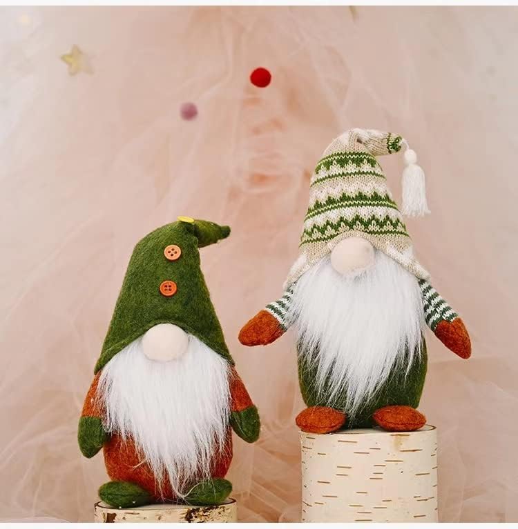 Amazon.com: 2 Pack Christmas Gnomes Decorations,Handmade Plush Christmas Gnome Elf Decor,Swedish Tom
