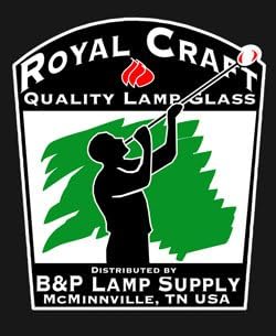 B&P Lamp® 2 5/8 Inch by 8 1/2 Inch Clear Glass Lamp Chimney with 3 5/8 Inch Outside Diameter Bul