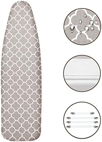 Amazon.com: SUNKLOOF Extra Wide Ironing Board Cover and Pad,18X49 Reflective Silicone Ironing Board