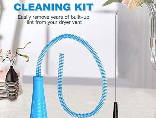 Amazon.com: Sealegend Dryer Vent Cleaner Kit Vacuum Attachment Bendable Dryer Lint Remover with Guid