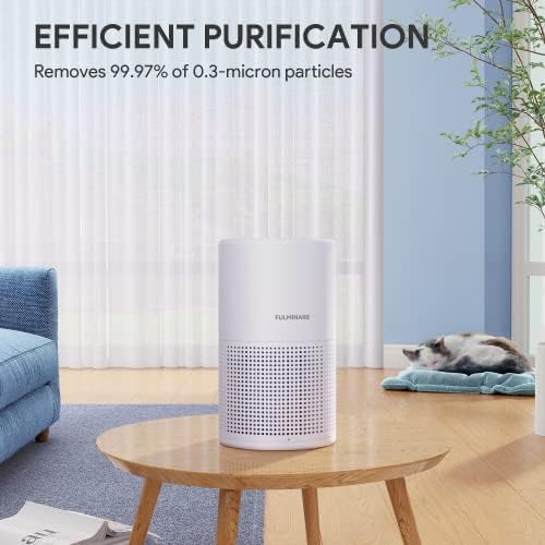 Amazon.com: Air Purifiers for Bedroom, FULMINARE H13 True HEPA Air Filter, Quiet Air Cleaner With Ni