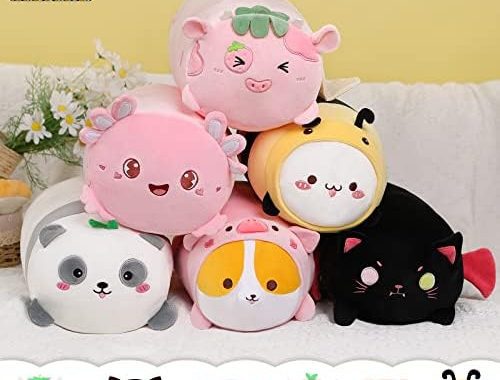 Amazon.com: AIXINI Cute Pig Corgi Plush Pillow 8” Piggy Shiba Inu Stuffed Animal, Soft Kawaii Corgi