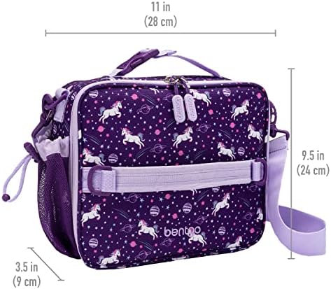 Amazon.com: Bentgo® Kids Prints Lunch Bag - Double Insulated, Durable, Water-Resistant Fabric with I