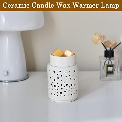 Amazon.com: mocosa Ceramic Wax Melt Warmer,Candle Wax Warmer for Scented Wax,Wax Melt Wax Cubes Melt