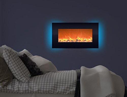 Amazon.com: Northwest 80-BL31-2001 Electric Fireplace-Wall Mounted with 13 Backlight Colors, Adjusta