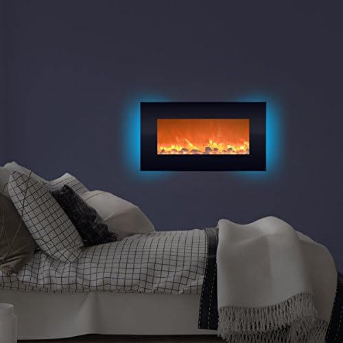 Amazon.com: Northwest 80-BL31-2001 Electric Fireplace-Wall Mounted with 13 Backlight Colors, Adjusta