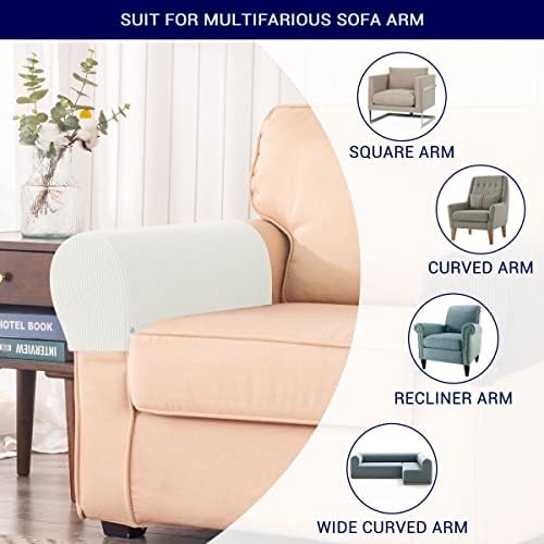Amazon.com: subrtex Stretch Armrest Covers Spandex Arm Covers for Chairs Couch Sofa Armchair Slipcov