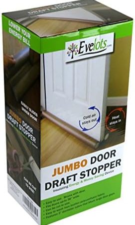 Evelots Draft Stopper Door/Window-Double-No Repositioning-No Cold/Dust-36 Inch