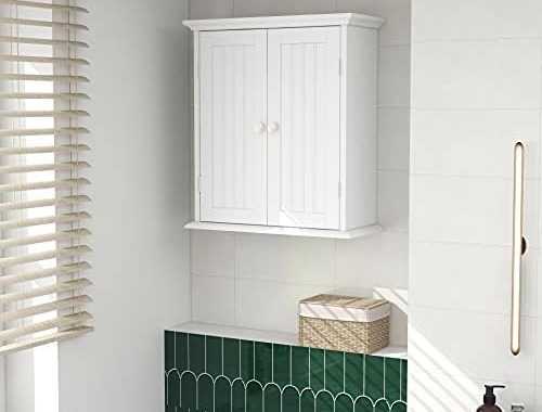 Amazon.com: ChooChoo Bathroom Wall Cabinet, Over The Toilet Space Saver Storage Cabinet, Medicine Ca